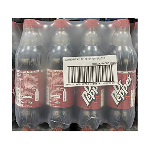 Dr Pepper 500ml PM (12 Count)