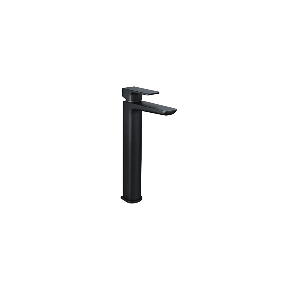 Zana Black Tall Mono Basin Mixer Tap 5056096094848