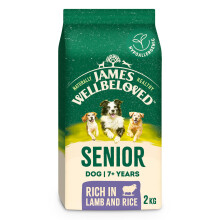 James Wellbeloved Dog Senior Hypoallergenic Dry Food Lamb and Rice 2 kg