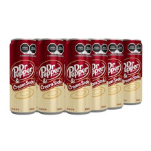 Dr Pepper, Cream Soda lata de 355 mililitros. Paquete de 12