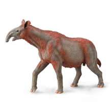 Estatueta - Paraceratherium - Pintada à mão - Multicolorida - 22 x 14,7 cm