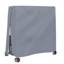 Waterdichte en stofbestendige hoes voor tafeltennistafels voor buiten, 165 x 70 x 185 cm, 420D Oxford, grijs.