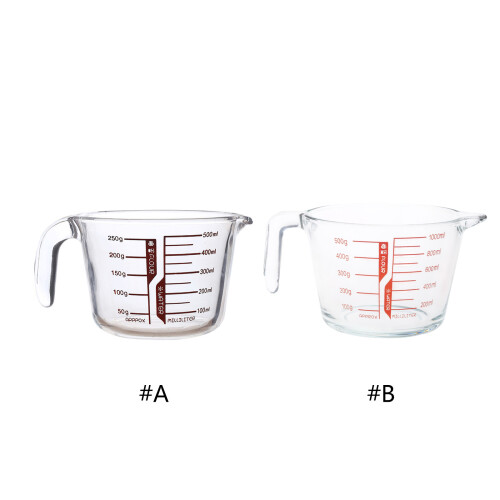 Glas-Messbecher für genaue Back- und Kochmessungen,-500 ml 1