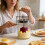 Glas-Buttermixer mit Filterabdeckung, ideal für die Herstellung 5
