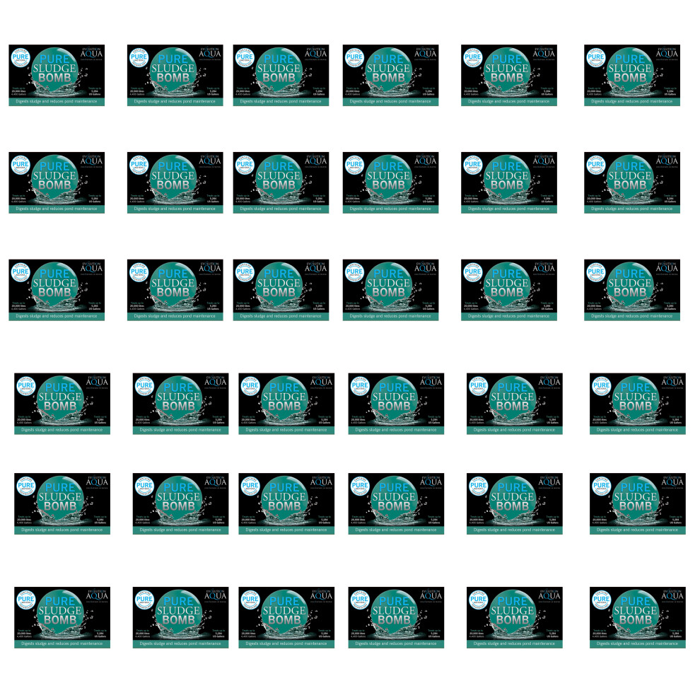 Evolution Aqua Pure Pond Sludge Bomb Beneficial Bacteria 36 Pack