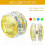 4 Pieces Acsergery Gift Led Light Beginner String Trick Ball for Kids Plastic 2