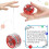4 Pieces Acsergery Gift Led Light Beginner String Trick Ball for Kids Plastic 5