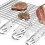 2Pcs Professional Grade Heat Resistant BBQ Plates-thicken 8