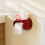 Distributeur de mouchoirs mural contemporain, support-Rouge 7
