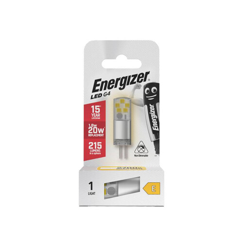 Energizer Energizer LED G4 Lightbulb 215 Lumens 1.8W 2700K