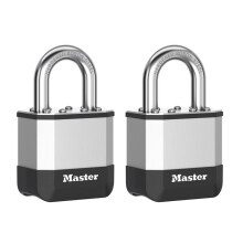 Master Lock Elite Laminated Padlock 45mm - 25mm Shackle - Pack of 2