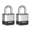 Master Lock Master Lock Elite Laminated Padlock 45mm - 25mm Shackle - Pack of 2 1