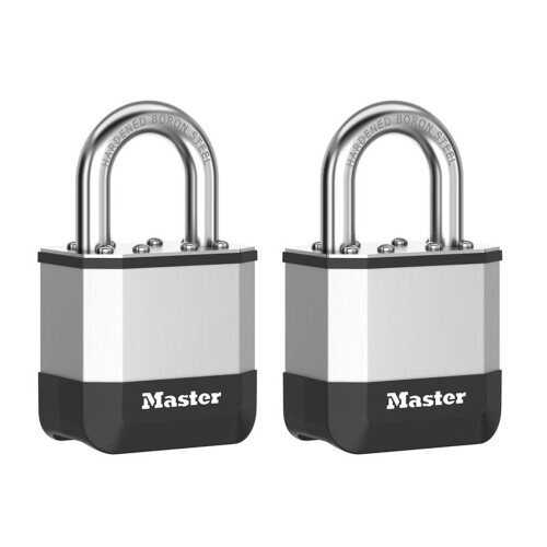 Master Lock Master Lock Elite Laminated Padlock 45mm - 25mm Shackle - Pack of 2