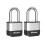 Master Lock Master Lock Elite Laminated Padlock 52mm - 38mm Shackle - Pack of 2 1