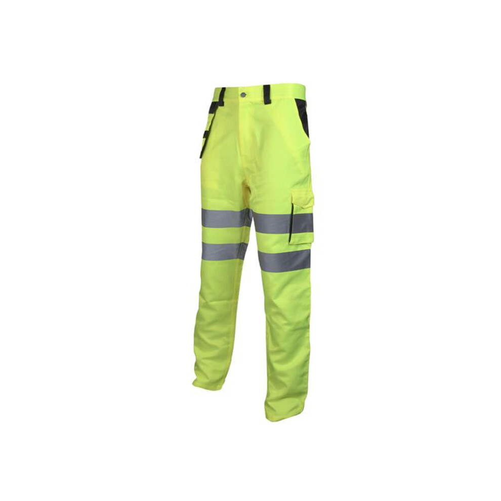 Scan Hi-Vis Holster Trouser Yellow W34-36In - Scahvhtl 5023969016726