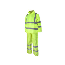 Scan Hi-Vis Rain Suit Yellow - M - SCAHVRSYM - High Visibility for Safety