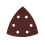 Starrett Starrett Multi-Tool Sandpaper 93mm x 120G Pack of 12 1