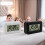 Stylish Digital Alarm Clock with Week Month Display and-Black 3
