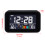 Stylish Digital Alarm Clock with Week Month Display and-Black 4