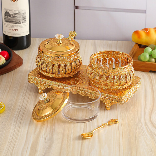 Condiment Holder Kitchen Seasoning Storage Solution-two cans 1