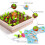 Creative Simulation Vegetable Memory Board Game Farm Carrot Pulling Board Game Early Education Toy Gift for Kids Children 1