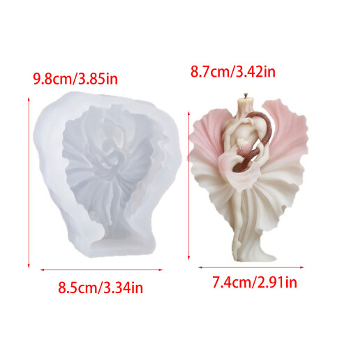 Decorative Snake Pattern Silicone Mould For Candle And Artisanal 2