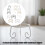 Portable Iron Crystals Sphere Holders Sturdy-White S 3