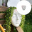 Unique Human Face Planter Durability Resins Wall Hanging-White 8