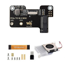 Adapter Board suitable for 5 PCIe to M.2 Mini Adapter Board with Cooler Support NVMe Hard Disk Protocol