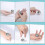Fully Disassembled Rotating Table Top Ball Transfer Fidget Spinner, Silver, 45mm 1