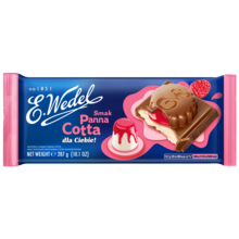 E. Wedel Czekolada mleczna o smaku Panna Cotta 287g