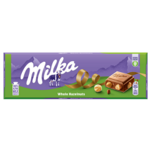 Milka Mælkechokolade med Hele Hasselnødder 250 g
