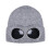 Gestrickte Mütze mit Schutzbrille Grey 1