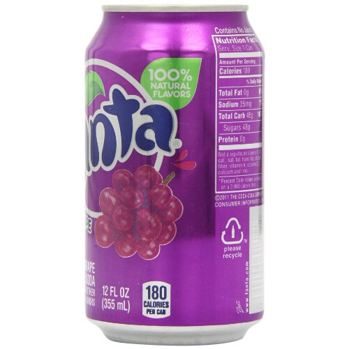 Fanta Fanta Grape 12 oz 355 ml (Pack of 3) 1