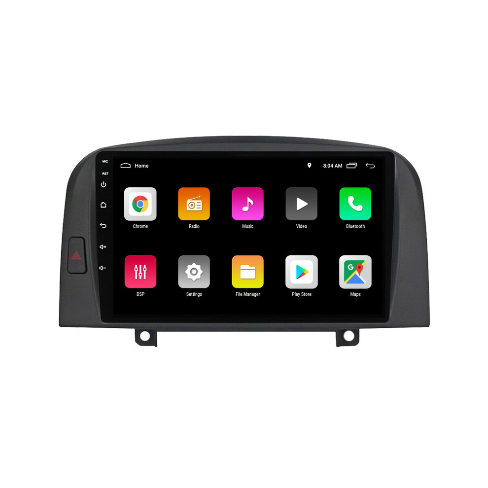 Roverone 8G+128G Car Radio Stereo Wireless Carplay Android Auto Gps Sat Navi Head Unit For Hyundai Sonata Nf 2004 - 2008 786354252905