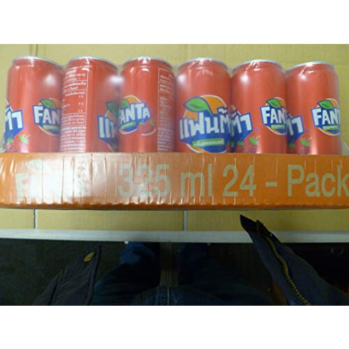 Fanta Fanta Strawberry Flavour - 24 x 325ml Cans 1