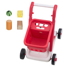 Carrito de Compras para Niños-Duoku-con Escáner, Alimentos Falsos, Efectos Luminosos y Sonoros, para Niños a partir de 2 años