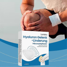 Hyaluron Joint Relief Microneedle Patch 4pcs Box Long-Lasting Pain Relief Lightweight Flexible for Knees Shoulders Joints