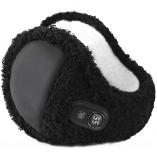 New Heated Earmuffs for Men And Women, 3 Heating Levels, Auto Power-off, Foldable, Warm Fleece Lining, Winter Outdoor Gear