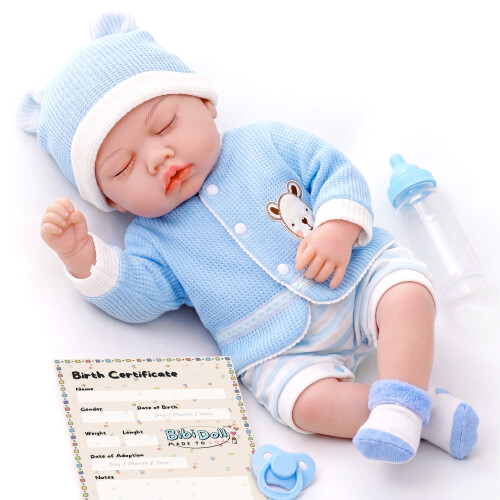 (Boy) The Magic Toy Shop Lifelike Handmade Baby Doll