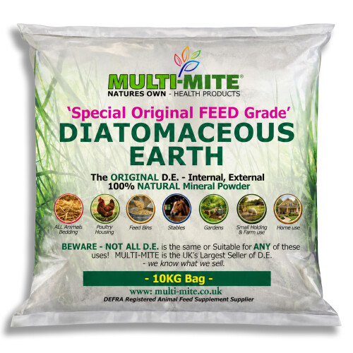 MULTI-MITE 10KG Feed Grade DE Diatomaceous Earth