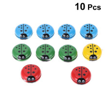 10pcs Wooden Yoyo Toys Interesting Kids Toys Creative Gifts Party Favors for Kids Children Random Color