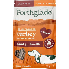 Forthglade Dry Dog Food, Cold Pressed (10kg), Hypoallergenic and Grain Free Dog