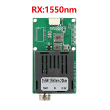 Glasfaserkonverter SingleMode Single Fiber FC/UPC TX+RX 1 Kanal Video + UART und TTL und SBUS zu Optischem Controller 0-20km