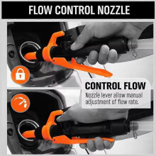 Powered Battery Fuel Transfer Pump,2.4 GPM Battery Operated Transfer PumpPortable Power Battery Operated Liquid Transfer Pump,for Transporting Gas,Li