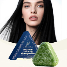 2 Pcs Oriental Arborvitae Nourishing Shampoo Bars, Deep Cleanses Scalp, Improves Frizzy Hair, Makes Hair Smooth