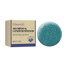 2 Pieces Blueberry Hair Shampoo Bars, Containing Plant Extracts for Gentle Cleaning