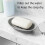 2Pcs Space Saving Soap Dish Soap Storage Container Tray-Blue 8