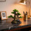 Resin Moss Tree Sculpture Decorative Tree Plant For Fishtanks-L 9