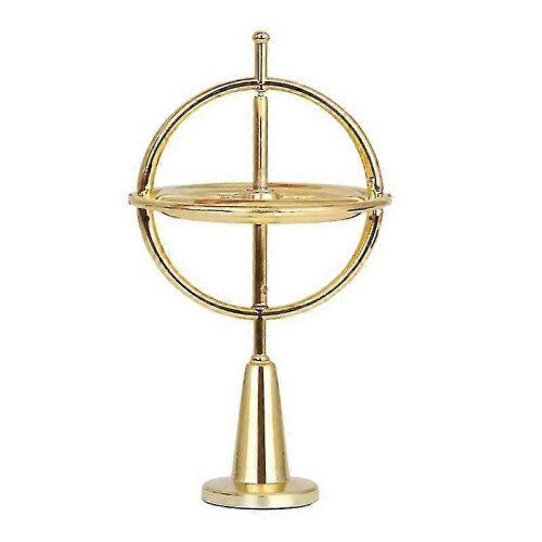 (Gold) Self-balancing Gyroscope Anti-gravity  Spinning Tops G